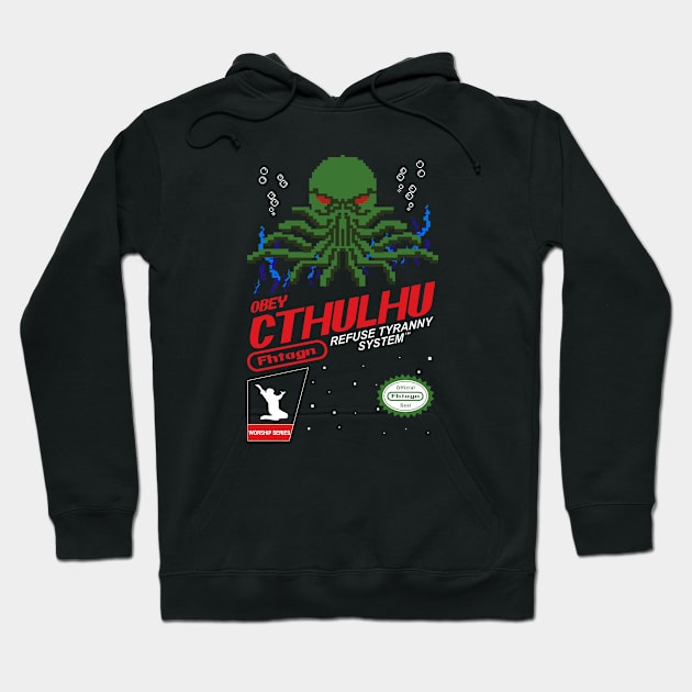 Obey Cthulhu Hoodie by maped